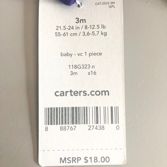 Carter’s one piece - Picture 3 of 4